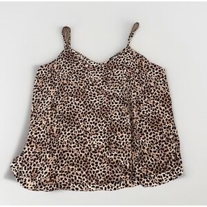 Torrid Sophie Leopard Print Camisole Top Size 5 Plus Size Animal Print Cami